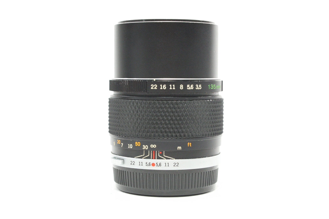 Olympus OM 135mm f/3.5 Lens for Olympus OM Mount with Case