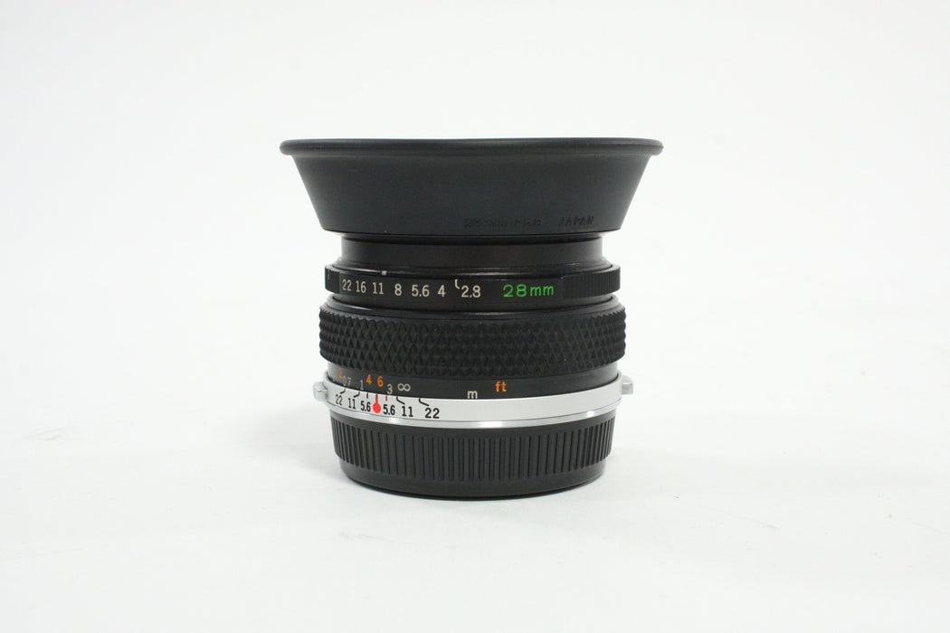 Olympus OM 28mm f/2.8 Lens for Olympus OM Mount