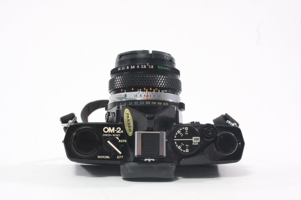 Olympus OM-2N 35mm Black "Mitani" Signature Edition with 50mm f/1.8 Lens and Winder 2