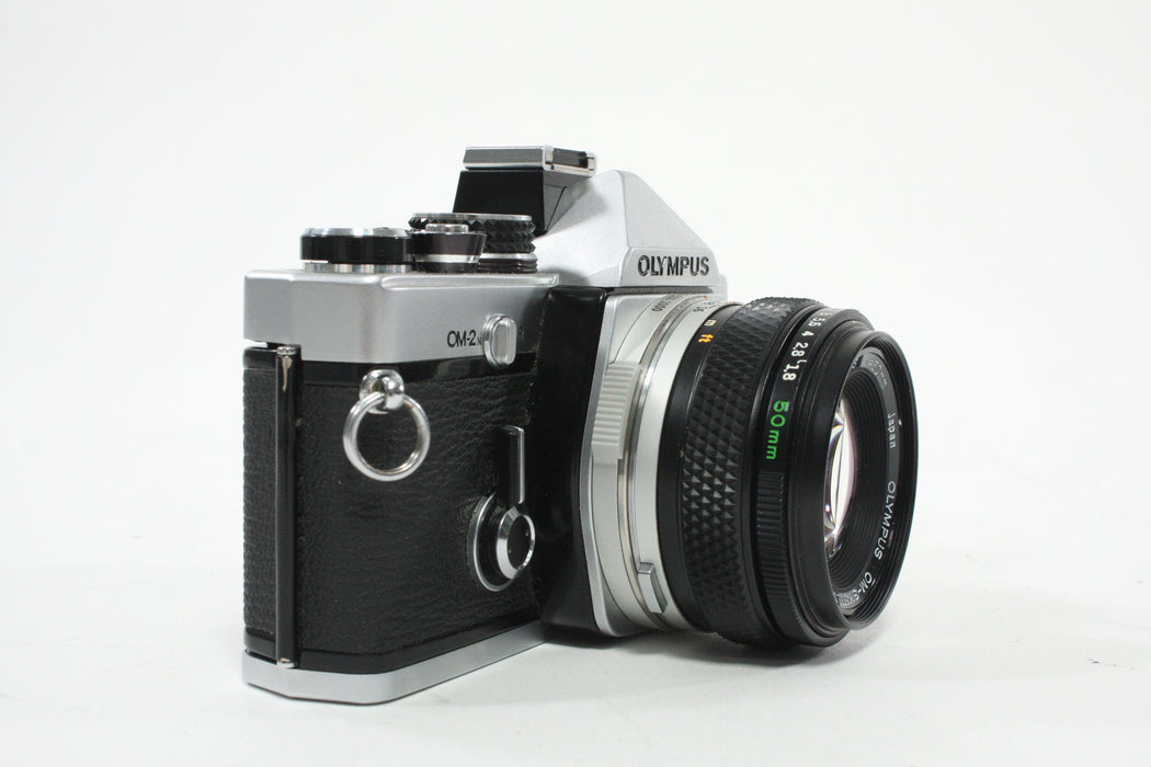 Olympus OM-2N 35mm SLR Camera with 50mm f/1.8 Lens