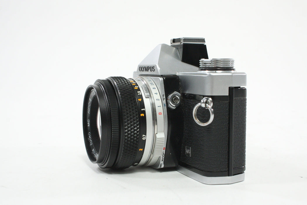 Olympus OM-2N 35mm SLR Camera with 50mm f/1.8 Lens