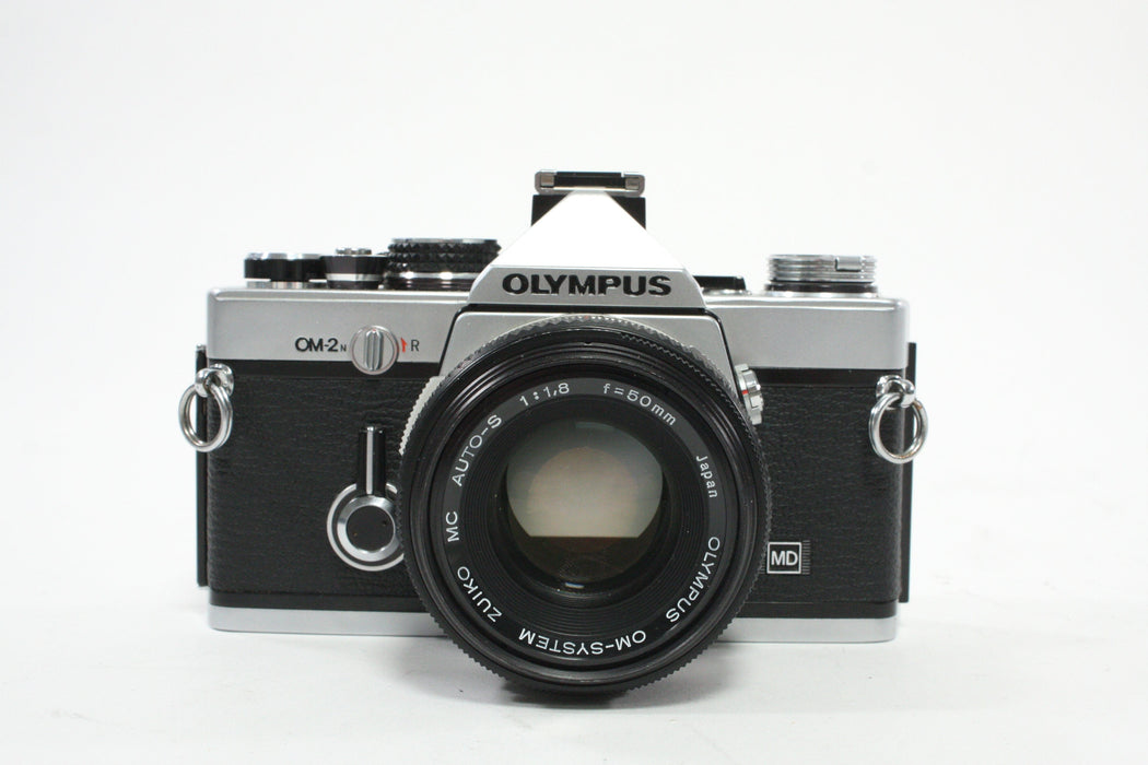 Olympus OM-2N 35mm SLR Camera with 50mm f/1.8 Lens