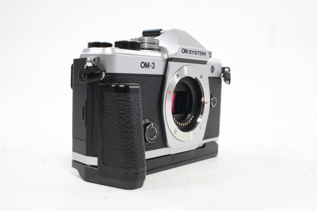Olympus OM-3 Mirrorless Digital Camera with a Shutter Count of 3,059