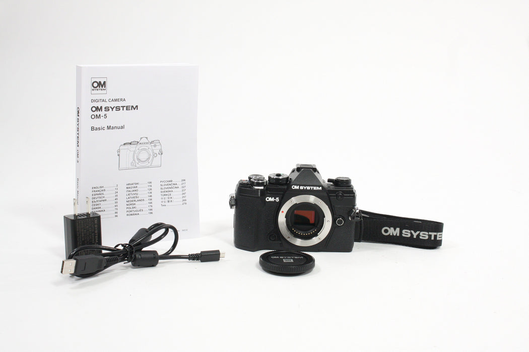 Olympus OM-5 Mirrorless Digital Camera Body with Shutter Count 564