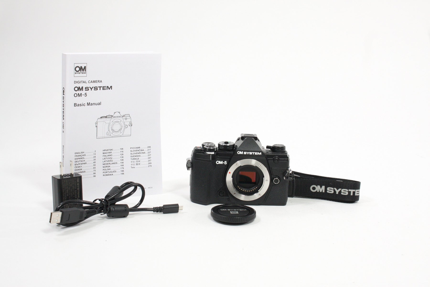 Olympus OM-5 Mirrorless Digital Camera Body with Shutter Count 564