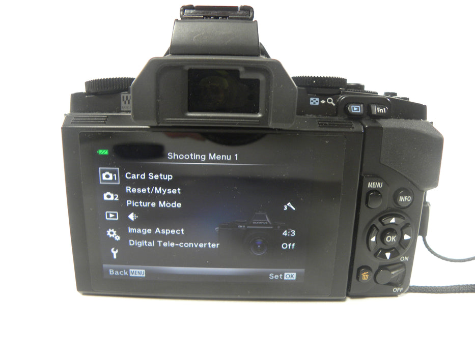Olympus OM-D E-M5 16.1mp Digital Mirrorless Body only Shutter Ct. 5,544