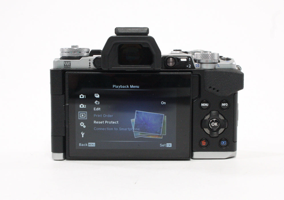 Olympus OM-D E-MS II Mirrorless Digital Camera with Flash Shutter Count 4,380
