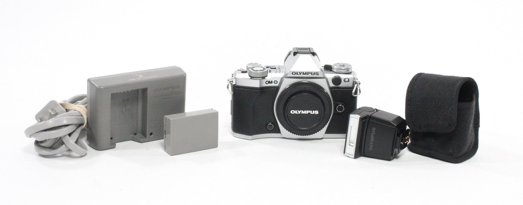 Olympus OM-D E-MS II Mirrorless Digital Camera with Flash Shutter Count 4,380