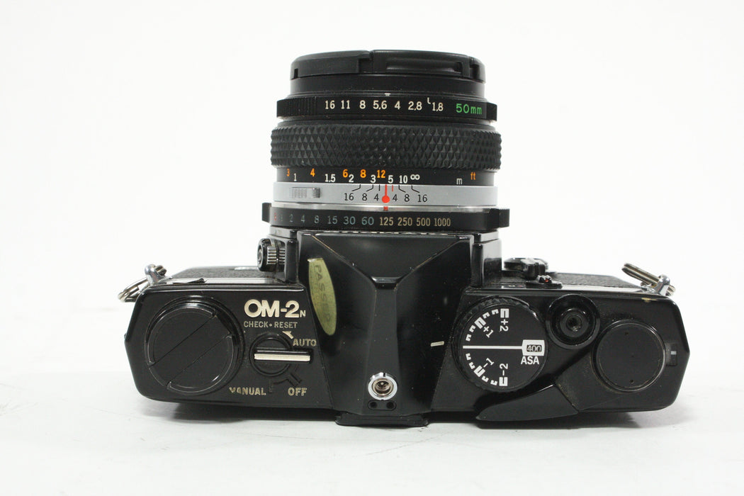 Olympus OM2n 35mm SLR Camera with 50mm f/1.8 Lens