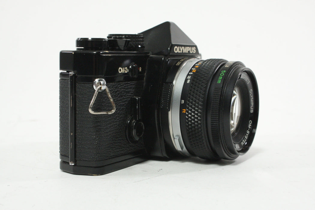 Olympus OM2n 35mm SLR Camera with 50mm f/1.8 Lens