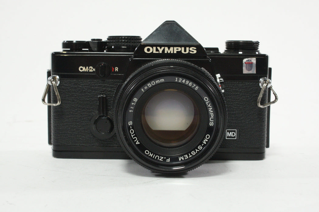 Olympus OM2n 35mm SLR Camera with 50mm f/1.8 Lens