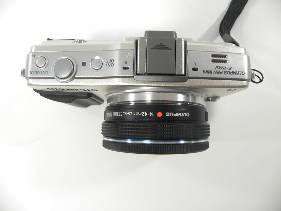 Olympus Pen Mini E-PM2 16.5mp Digital Mirrorless w/M. Zuiko 14-42mm S/C 2,357