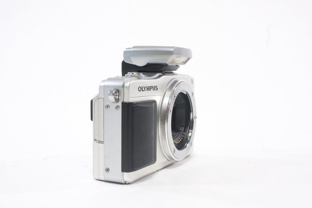 Olympus Pen Mini E-PM2 Digital Mirrorless Camera with Flash Shutter Count 4,448