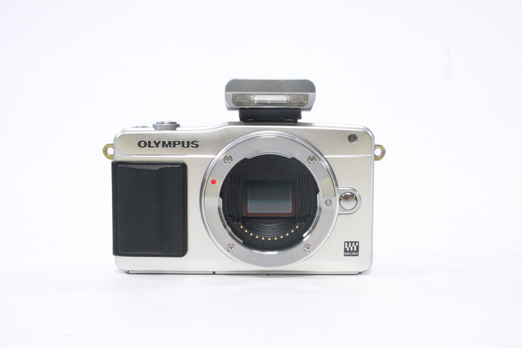 Olympus Pen Mini E-PM2 Digital Mirrorless Camera with Flash Shutter Count 4,448