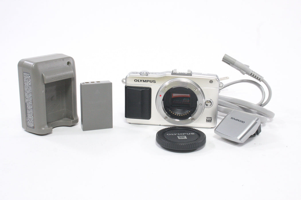 Olympus Pen Mini E-PM2 Digital Mirrorless Camera with Flash Shutter Count 4,448