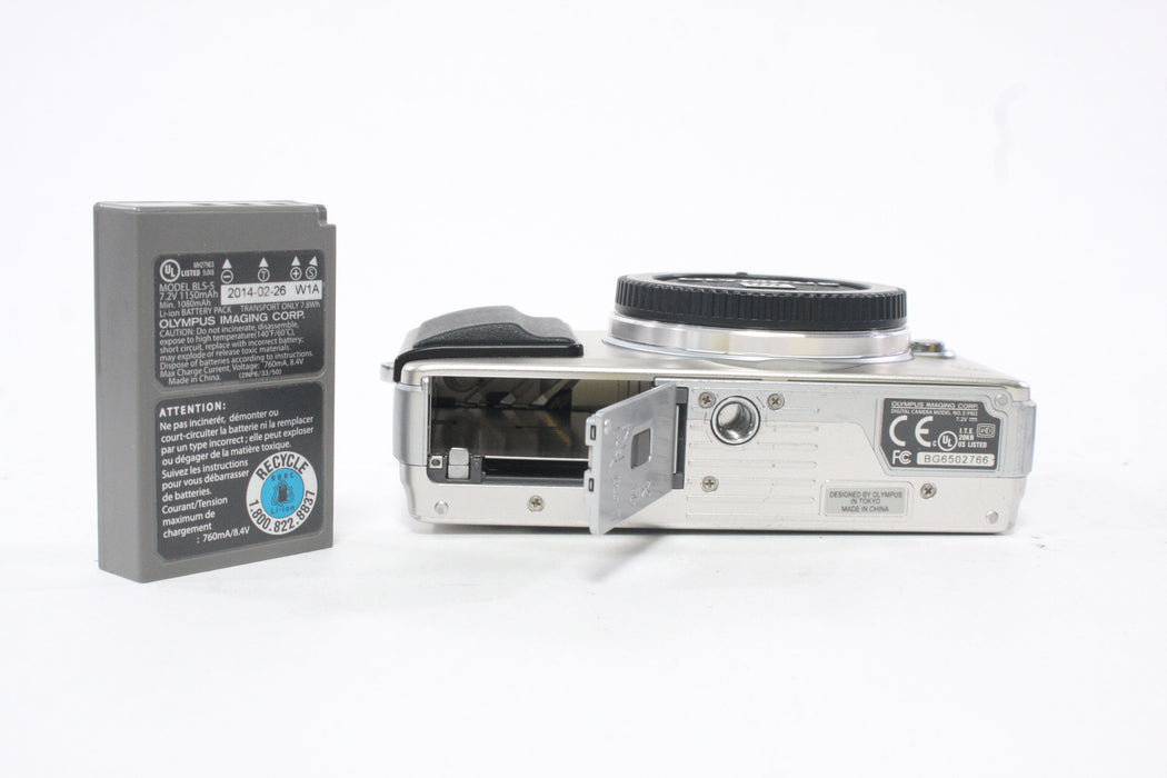 Olympus Pen Mini E-PM2 Digital Mirrorless Camera with Flash Shutter Count 4,448