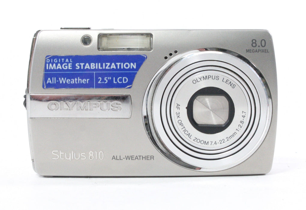 Olympus Stylus 810 All-Weather Digital Camera 3x Zoom 8.0mp