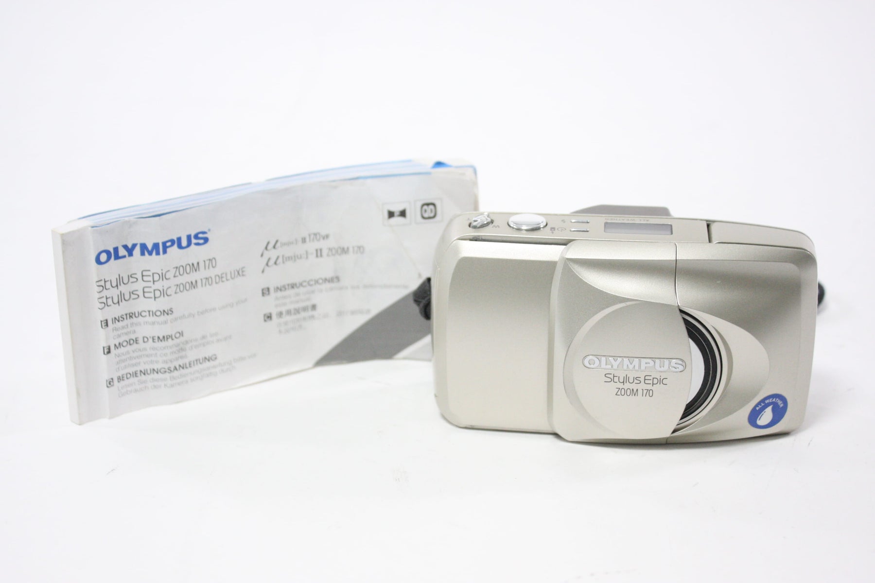 Olympus Stylus Epic Zoom 170 35mm Point and Shoot Camera