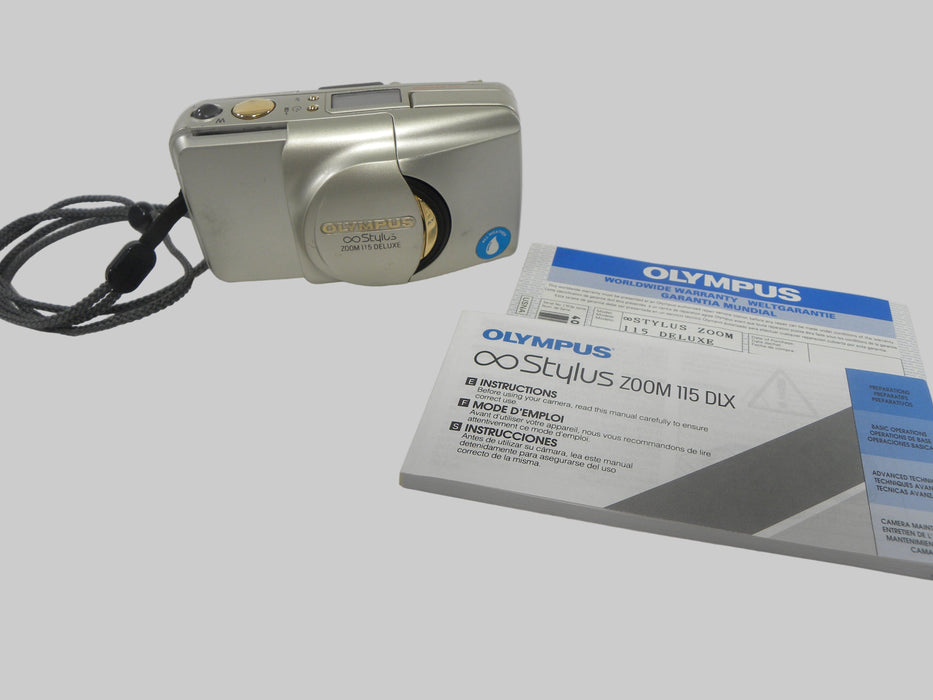 Olympus Stylus Zoom 115 Deluxe 35mm Camera