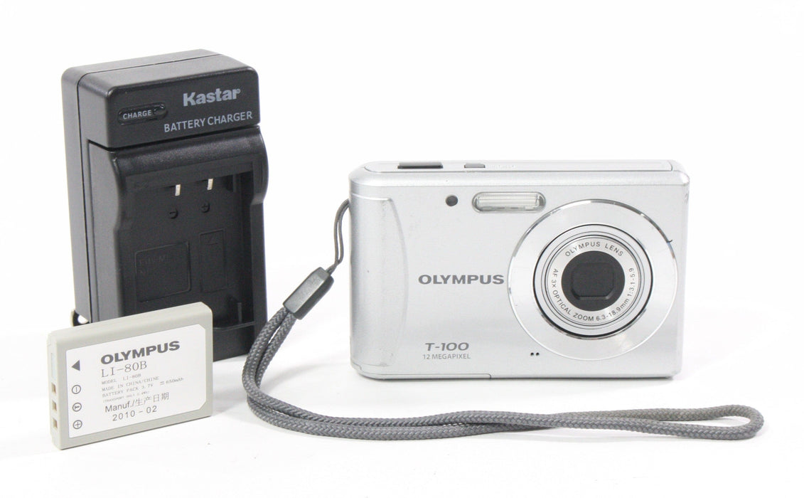Olympus T-100 Digital Camera 3x Zoom 12mp