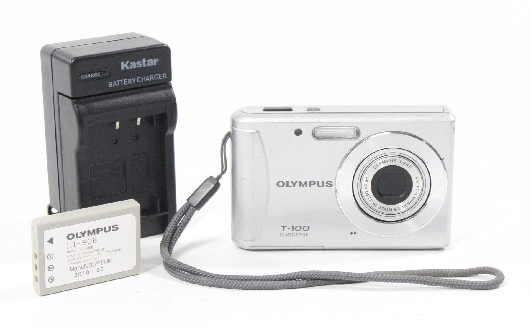 Olympus T-100 Digital Camera 3x Zoom 12mp