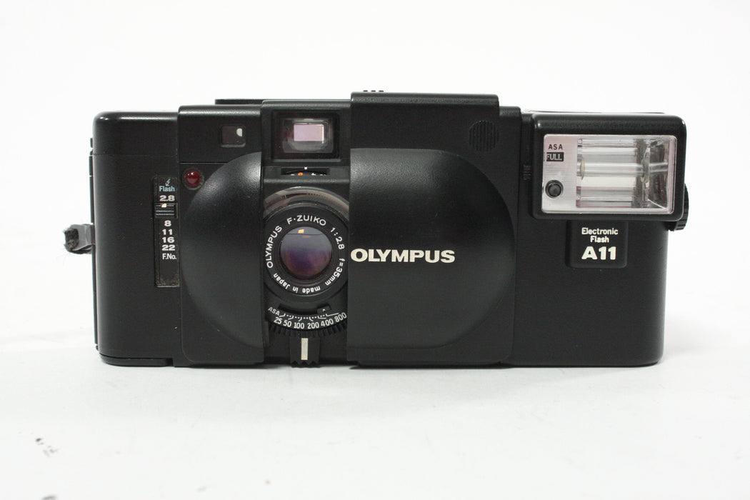 Olympus XA 35mm Camera with A11 Electronic Flash