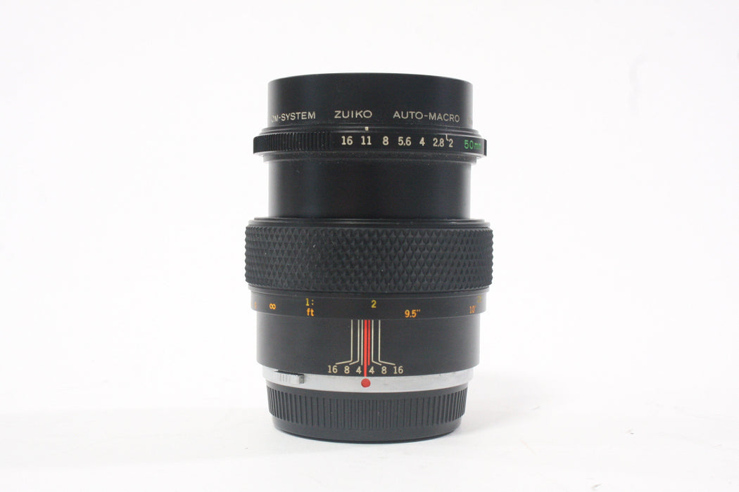 Olympus Zuiko 50mm f/2 Macro Lens for OM Mount