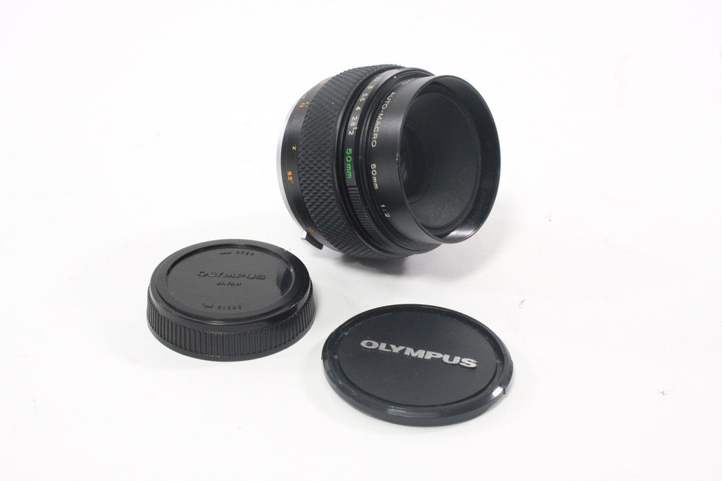 Olympus Zuiko 50mm f/2 Macro Lens for OM Mount