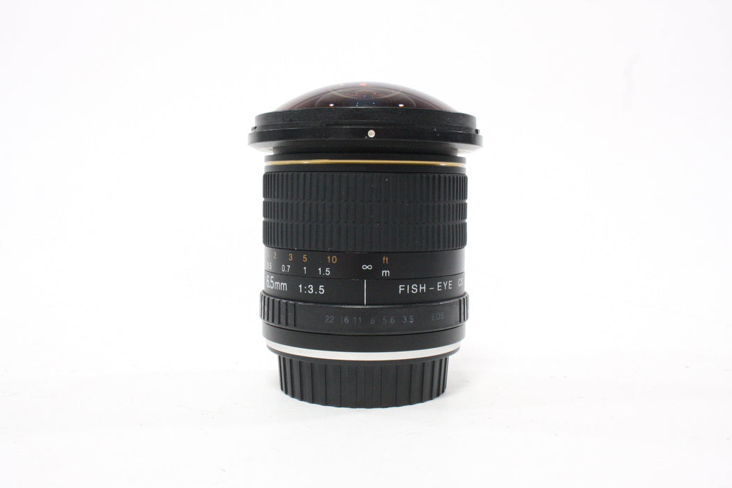 Opteka Fish-Eye 6.5mm f/3.5 Lens Canon EF Mount