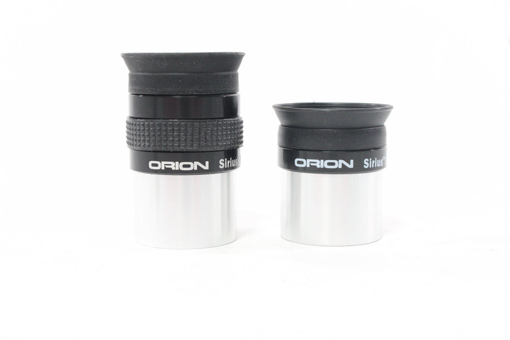 Orion Telescope Eye-Pieces Lot of Two (2) Sirius Plossl Multi-Coated 7.5mm & 17mm
