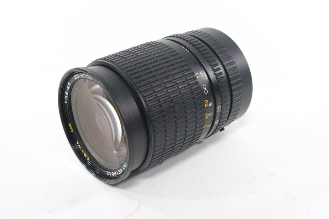 Osawa MC 28-80mm f/3.5-4.5 Macro Lens for Konica AR Mount