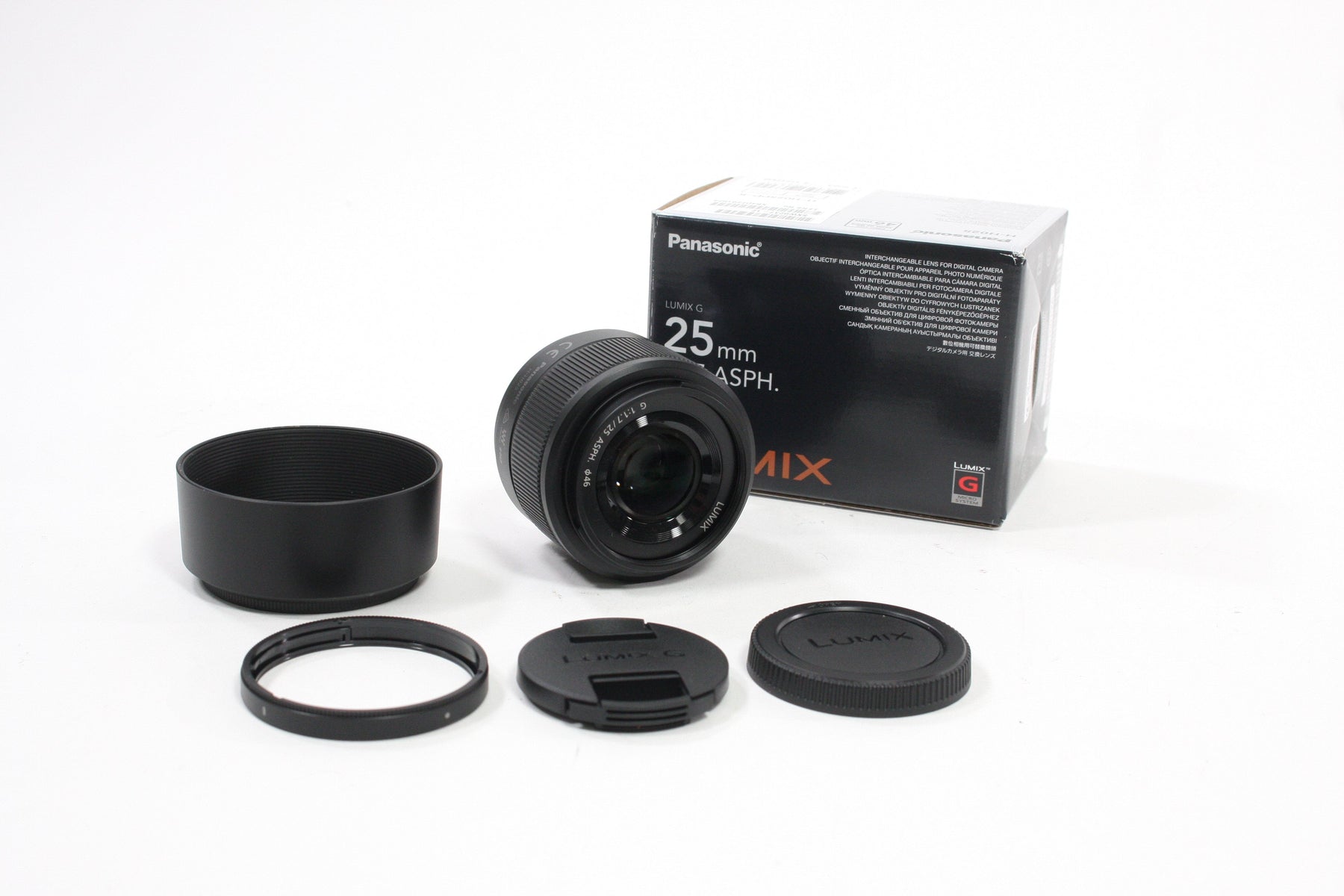 Panasonic 25mm f/1.7G H-H025 Lens for Micro 4/3 Mount