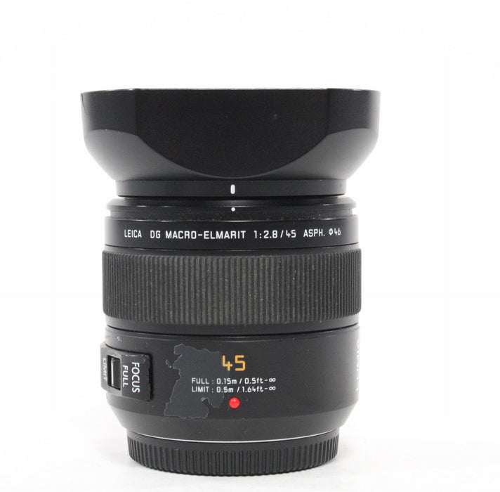 Panasonic 45mm f/2.8 Lumix DG Macro-Elmarit Lens for Micro 4/3 Mount