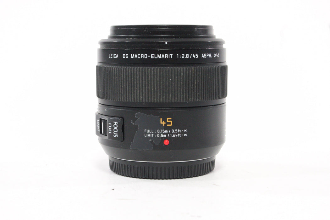Panasonic 45mm f/2.8 Lumix DG Macro-Elmarit Lens for Micro 4/3 Mount