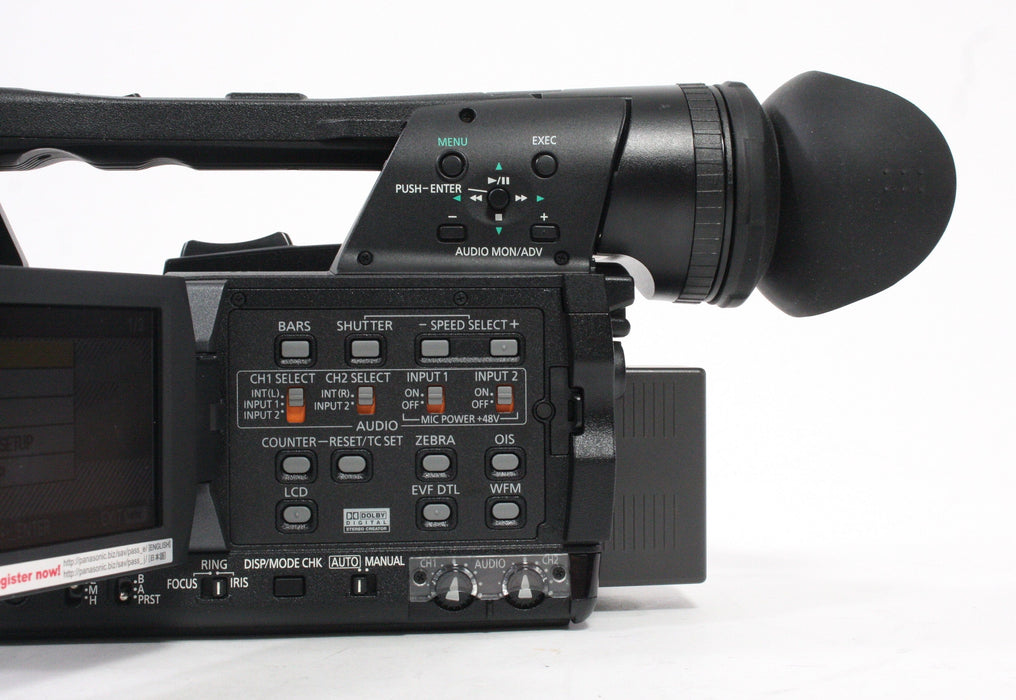 Panasonic AG-HMC150P AVCCAM HD 1080P Video Camera