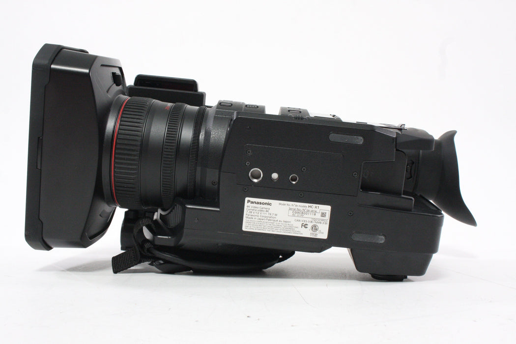 Panasonic HC-X1 Camcorder with Operation Time of 29 hrs