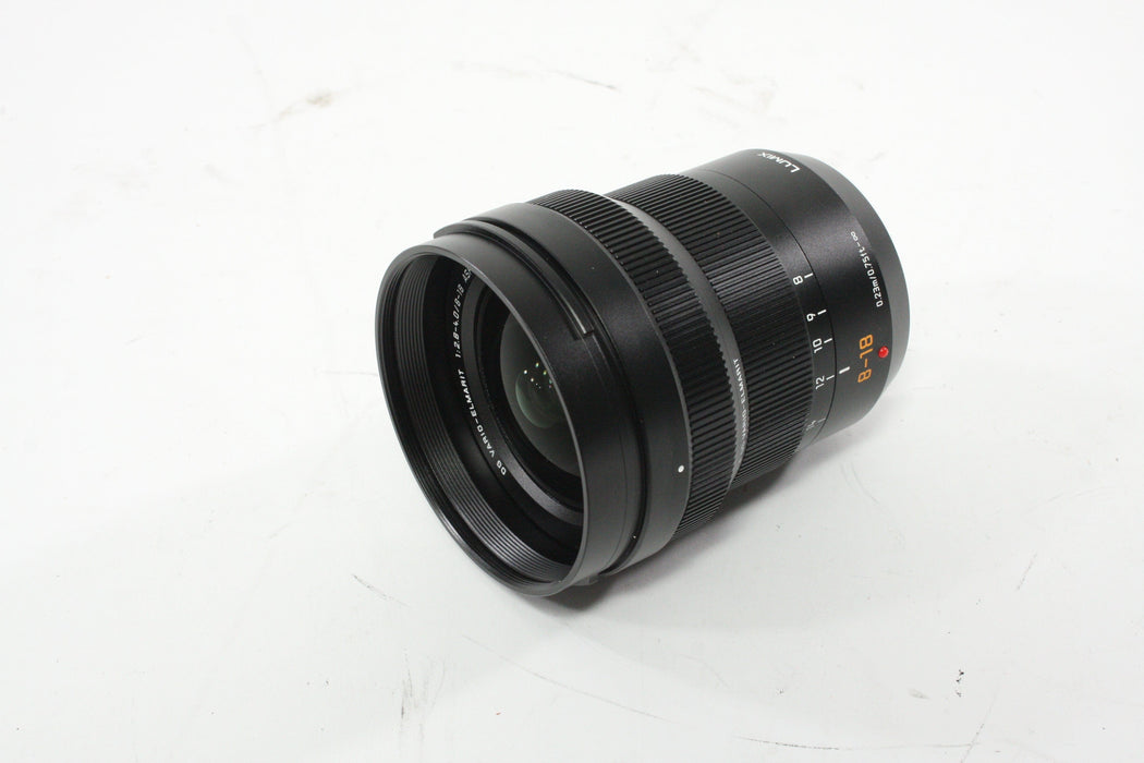 Panasonic Leica 8-18mm f/2.8-4.0 DG Vario Elmarit Lens for Micro 4/3 Mount