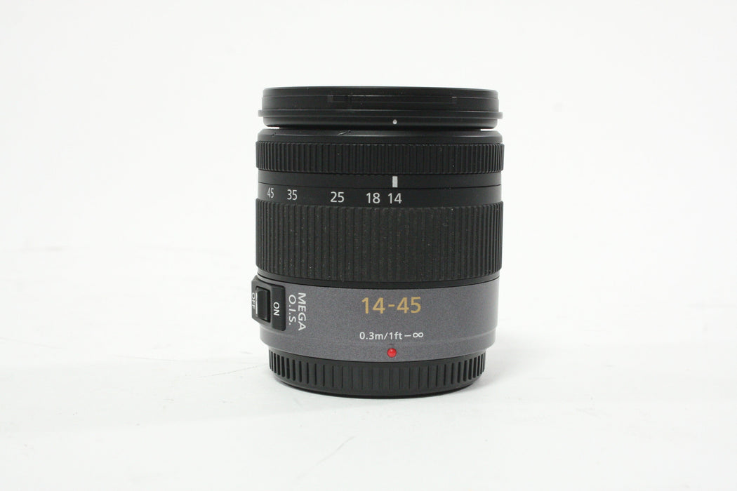 Panasonic Lumix 14-45mm f/3.5-5.6 Asph G Vario Mega O.I.S. Lens for Micro 4/3 Mount