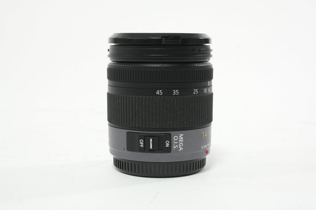 Panasonic Lumix 14-45mm f/3.5-5.6 Asph G Vario Mega O.I.S. Lens for Micro 4/3 Mount