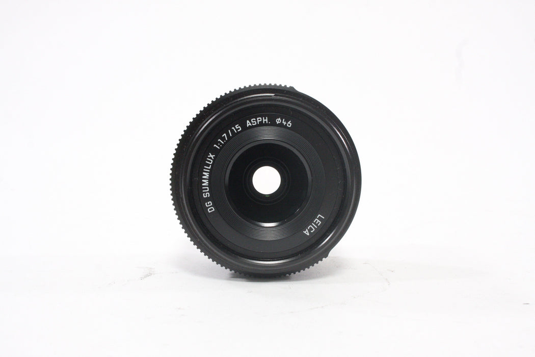 Panasonic Lumix 15mm f/1.7 Leica DG Summilux Lens for Micro 4/3 Mount