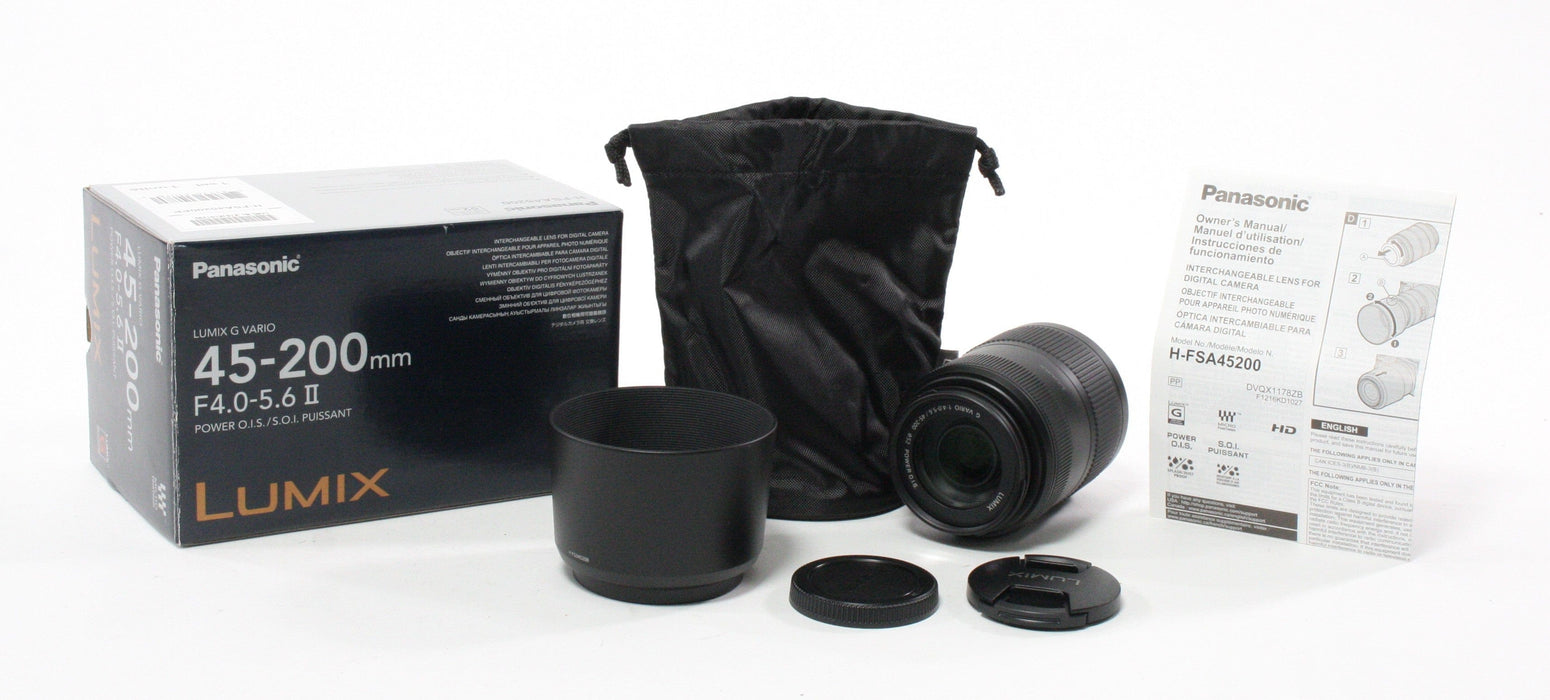 Panasonic Lumix 45-200mm F4/5.6 II for Micro 4/3 Mount