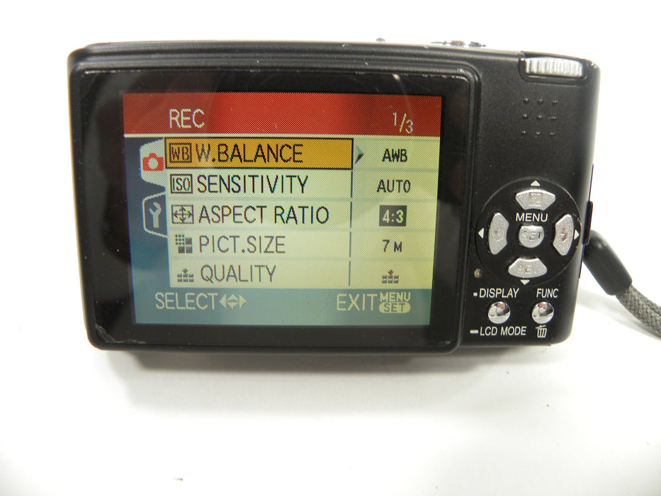 Panasonic Lumix DMC-FX12 7.2mp Digital Camera