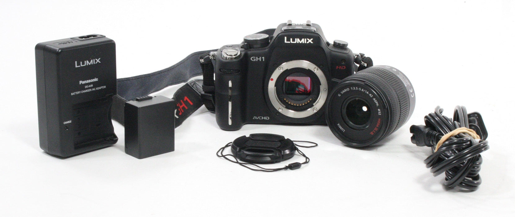 Panasonic Lumix DMC-GH1 AVCHD Mirrorless Camera with 14-42mm f/3.5-5.6 Lens