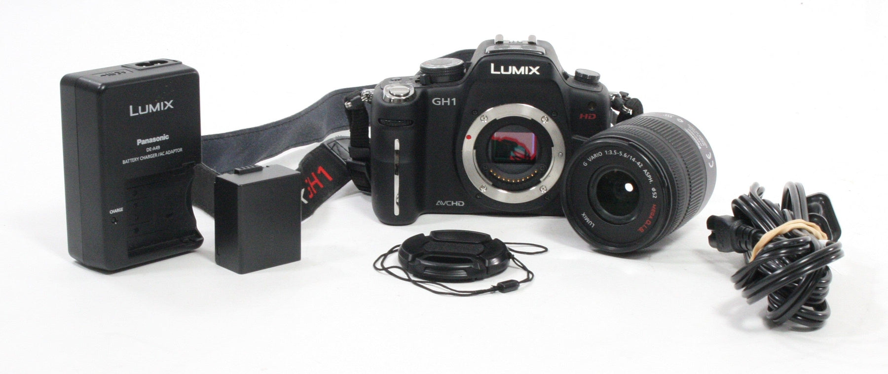 Panasonic Lumix DMC-GH1 AVCHD Mirrorless Camera with 14-42mm f/3.5-5.6 Lens