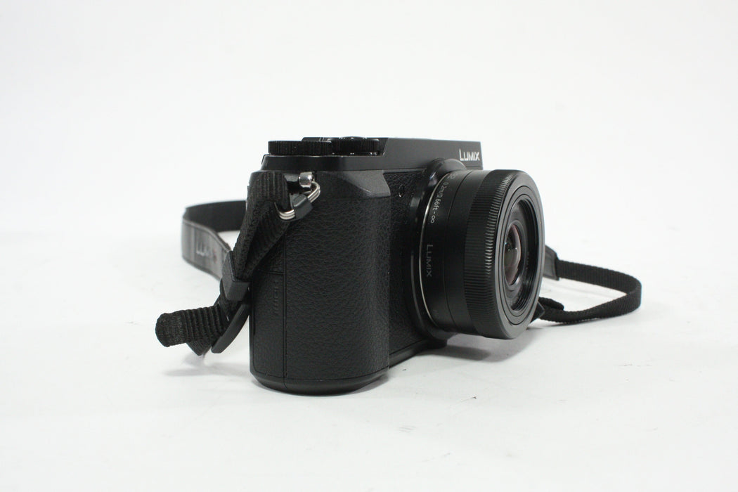 Panasonic Lumix DMC-GX85K Mirrorless Camera w/ 12-32mm f/3.5-5.6 G Vario Asph Mega OIS Micro 4/3 Lens, with a Shutter Count of 2,805.