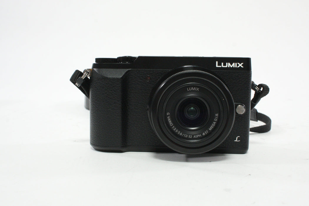 Panasonic Lumix DMC-GX85K Mirrorless Camera w/ 12-32mm f/3.5-5.6 G Vario Asph Mega OIS Micro 4/3 Lens, with a Shutter Count of 2,805.