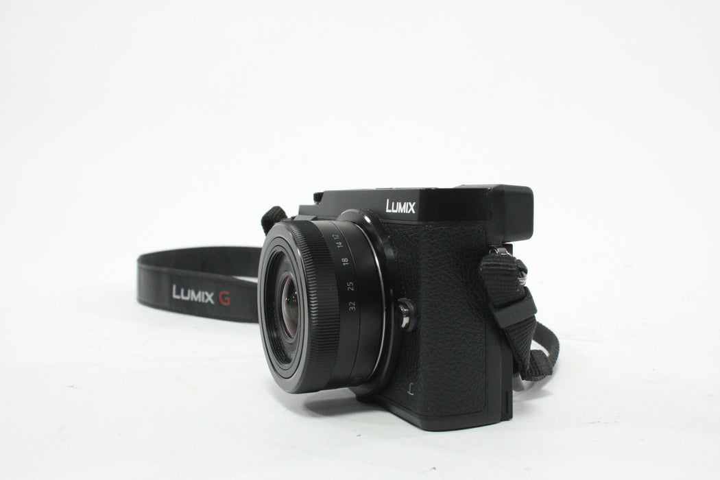 Panasonic Lumix DMC-GX85K Mirrorless Camera w/ 12-32mm f/3.5-5.6 G Vario Asph Mega OIS Micro 4/3 Lens, with a Shutter Count of 2,805.