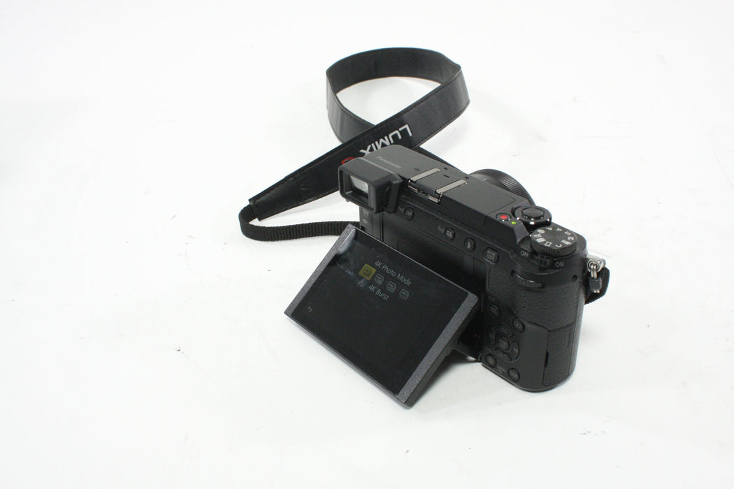 Panasonic Lumix DMC-GX85K Mirrorless Camera w/ 12-32mm f/3.5-5.6 G Vario Asph Mega OIS Micro 4/3 Lens, with a Shutter Count of 2,805.