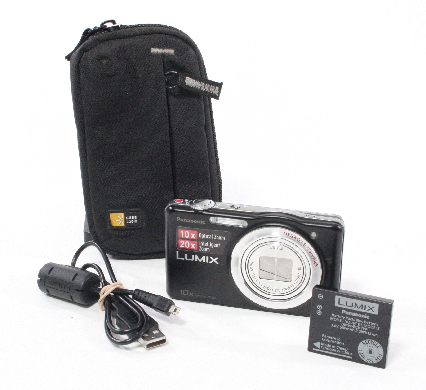 Panasonic Lumix DMC-SZ1 10x/20x Zoom 16.1mp Digital Camera