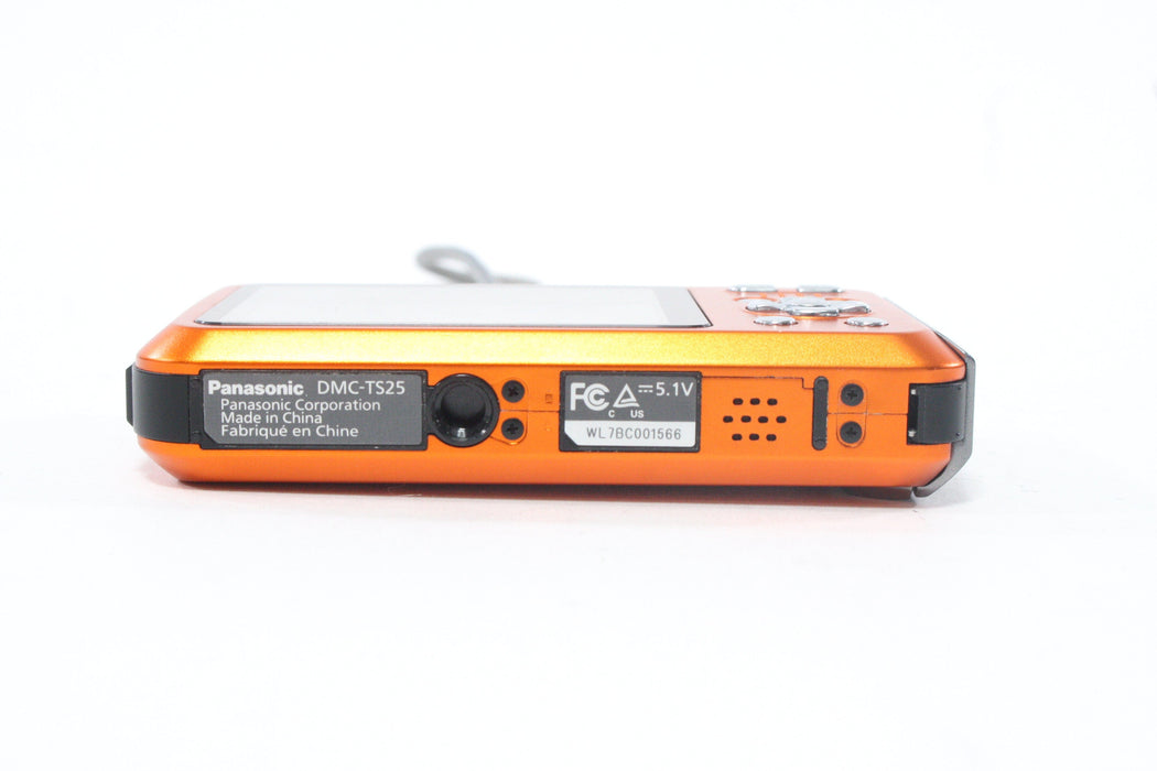 Panasonic Lumix DMC-TS25 Waterproof Digital Camera 8x Zoom 16.1mp  (Orange)